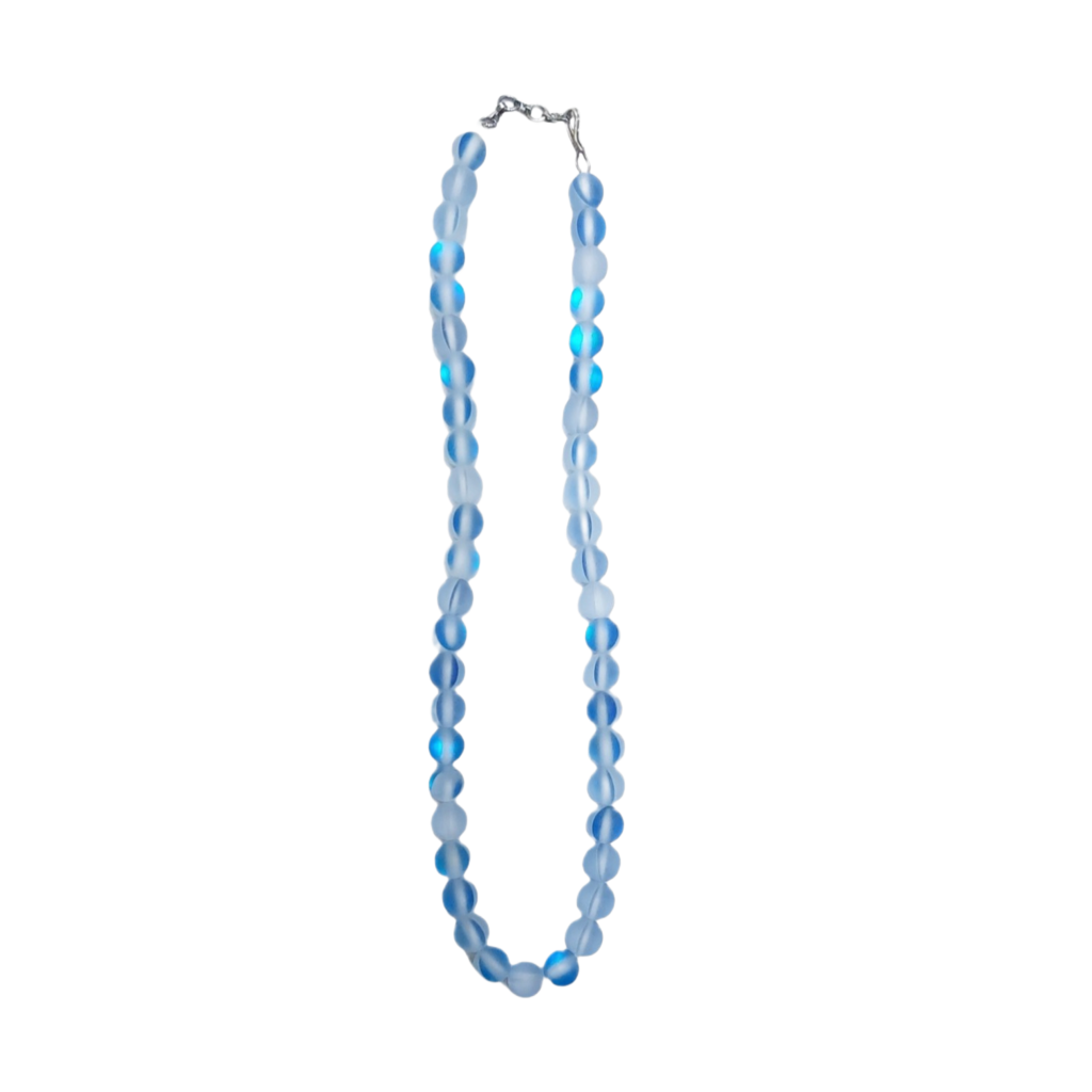 Blue Aura Labradorite Mala (16 inch)