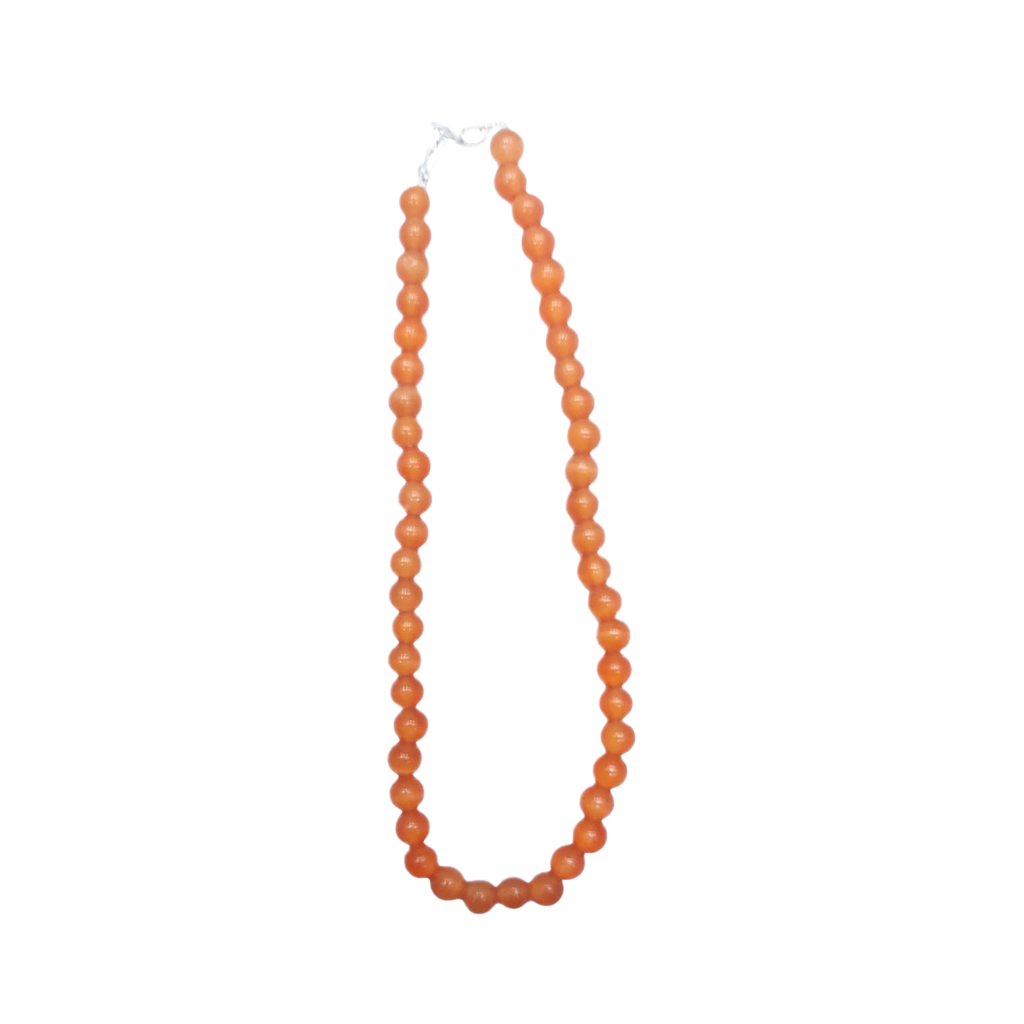 Orange Selenite Mala (16 inch)