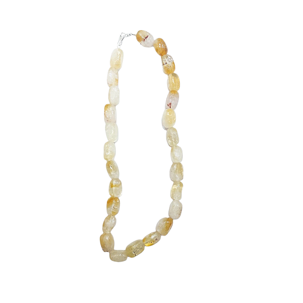 Pale Yellow Citrine Mala (16 inch)