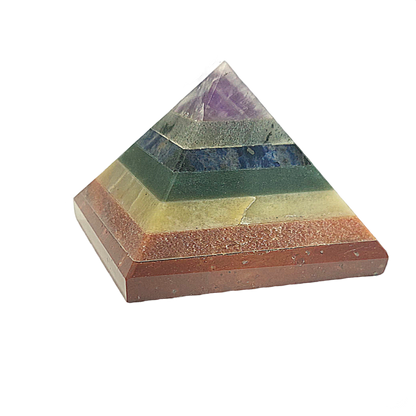 7 Chakra Orgone Pyramid for Reiki Healing and Balancing Energy