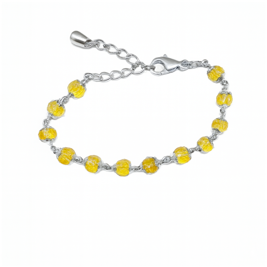 Citrine Silver Bracelet