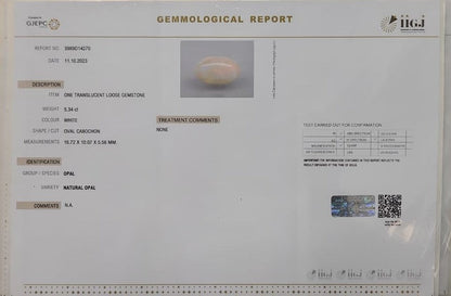 Fire Opal Stone (Premium AAA) - Australian