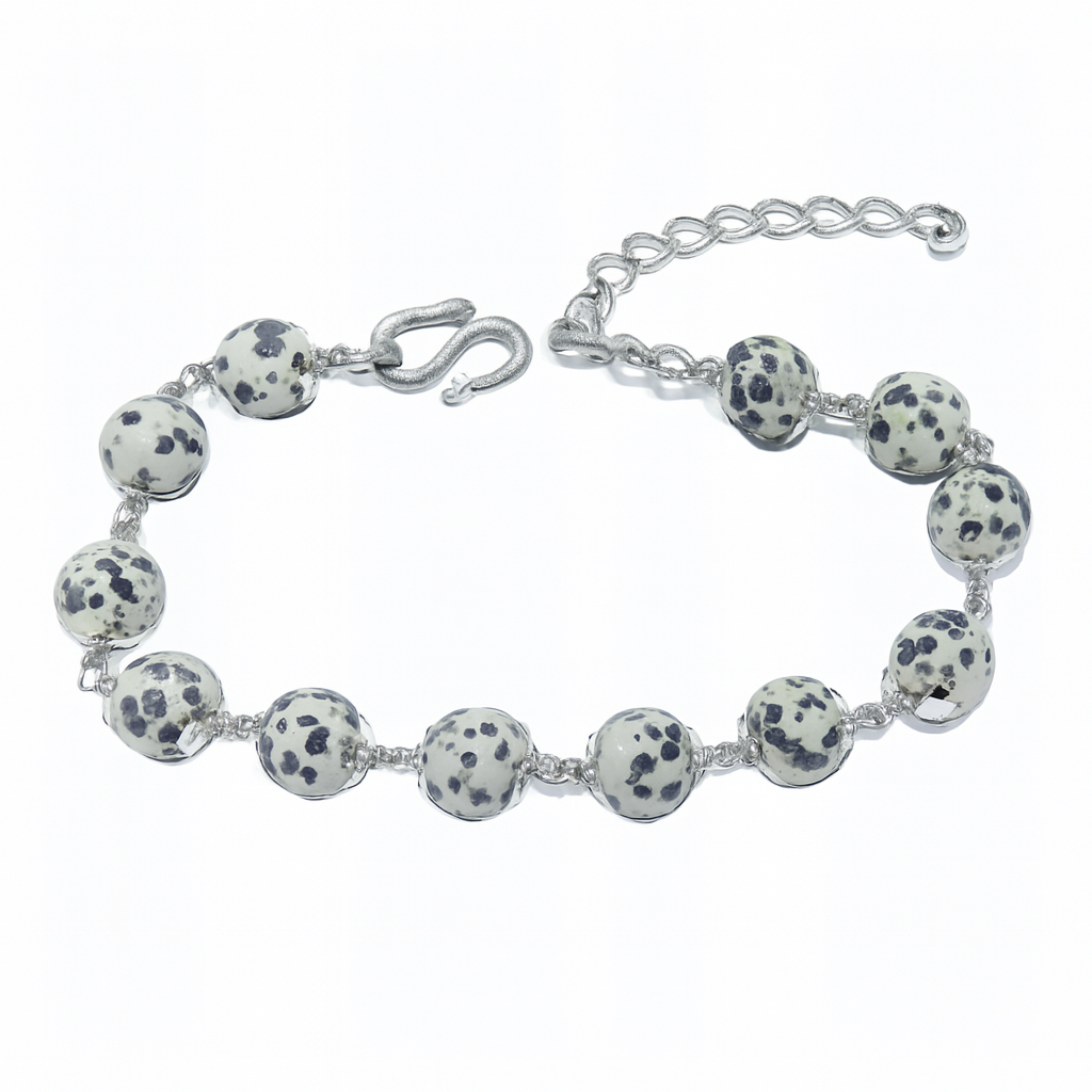 Jasper Silver Bracelet