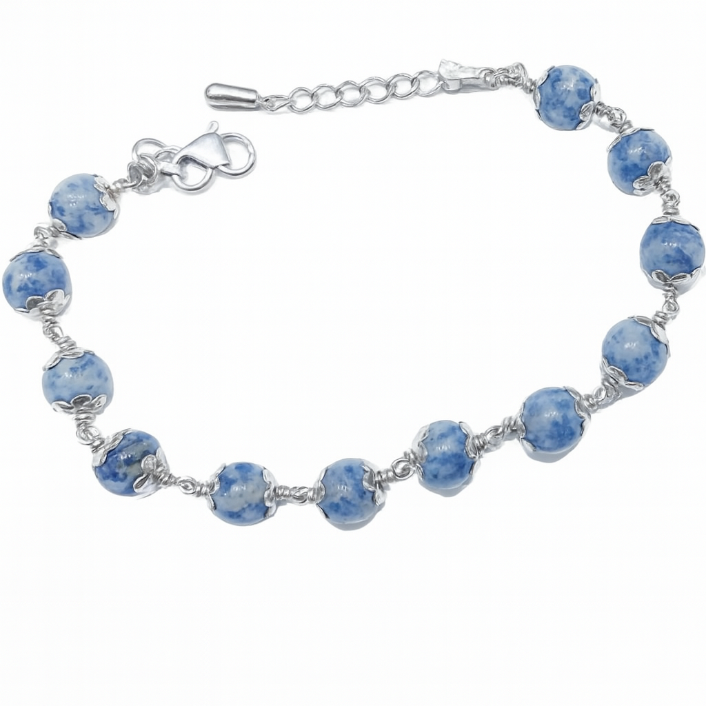 Lapis Silver Bracelet